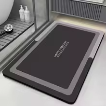 Diatomite Quick-Dry Bath Mat – Anti-Slip, Absorbent & Washable