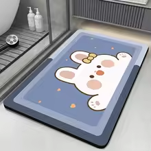 Diatomite Quick-Dry Bath Mat – Anti-Slip, Absorbent & Washable