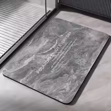 Diatomite Quick-Dry Bath Mat – Anti-Slip, Absorbent & Washable